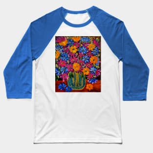 Beautiful abstract flowers Baseball T-Shirt